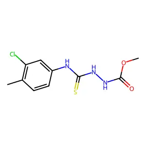 Methyl 2-((3-chloro-4-methylphenyl)carbamothioyl)hydrazinecarboxylate structure