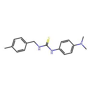 1-[4-(Dimethylamino)phenyl]-3-(4-methylbenzyl)thiourea structure