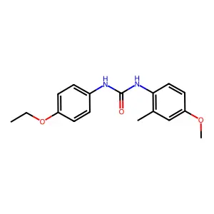 1-(4-Ethoxyphenyl)-3-(4-methoxy-2-methylphenyl)urea structure