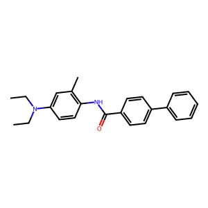 N-[4-(diethylamino)-2-methylphenyl]-4-phenylbenzamide structure