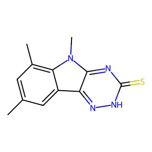 5,6,8-Trimethyl-5H-[1,2,4]triazino[5,6-b]indole-3-thiol structure