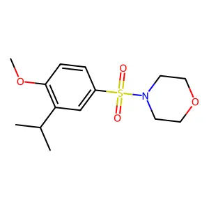 4-[(3-Isopropyl-4-methoxyphenyl)sulfonyl]morpholine structure