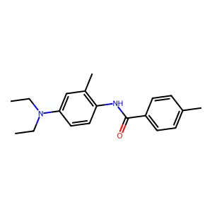 N-[4-(diethylamino)-2-methylphenyl]-4-methylbenzamide structure