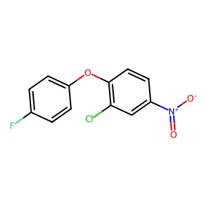 2-Chloro-1-(4-fluorophenoxy)-4-nitrobenzene structure