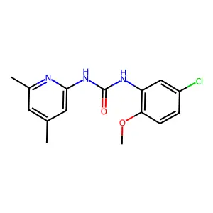 1-(5-Chloro-2-methoxyphenyl)-3-(4,6-dimethylpyridin-2-yl)urea structure