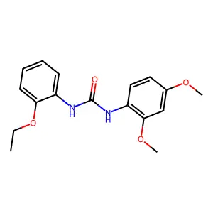 1-(2,4-Dimethoxyphenyl)-3-(2-ethoxyphenyl)urea structure