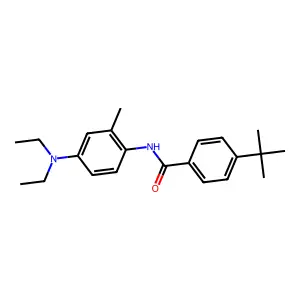 4-tert-butyl-N-[4-(diethylamino)-2-methylphenyl]benzamide structure