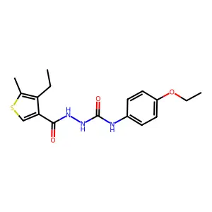 1-(4-Ethoxyphenyl)-3-[(4-ethyl-5-methylthiophene-3-carbonyl)amino]urea structure