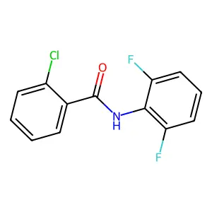 2-chloro-N-(2,6-difluorophenyl)benzamide structure
