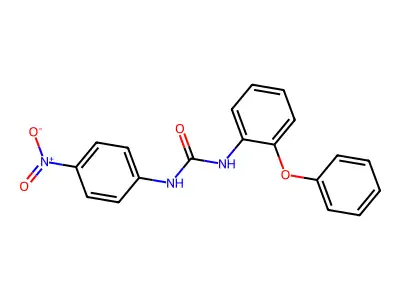 1-(4-Nitrophenyl)-3-(2-phenoxyphenyl)urea structure