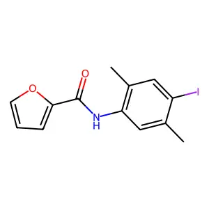 N-(4-iodo-2,5-dimethylphenyl)furan-2-carboxamide structure