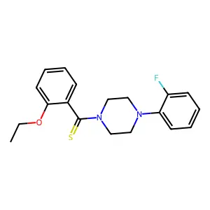 (2-Ethoxyphenyl)[4-(2-fluorophenyl)piperazin-1-yl]methanethione structure