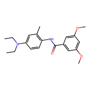 N-[4-(diethylamino)-2-methylphenyl]-3,5-dimethoxybenzamide structure