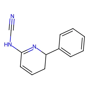 (6-Phenyl-5,6-dihydropyridin-2-yl)cyanamide structure