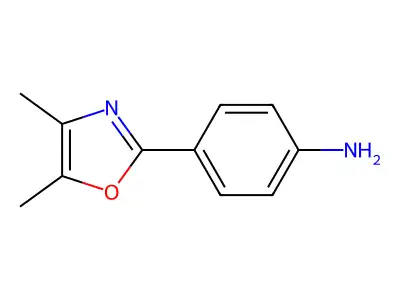 4-(Dimethyl-1,3-oxazol-2-yl)aniline structure
