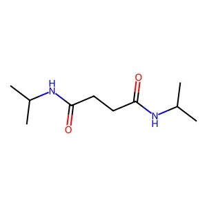 N,N'-di(propan-2-yl)butanediamide structure