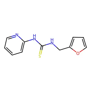 1-(Furan-2-ylmethyl)-3-pyridin-2-ylthiourea structure