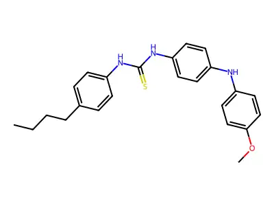 1-(4-Butylphenyl)-3-[4-(4-methoxyanilino)phenyl]thiourea structure