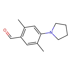 2,5-Dimethyl-4-pyrrolidin-1-yl-benzaldehyde structure