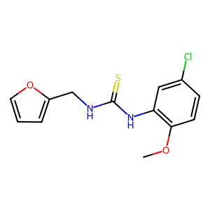 1-(5-Chloro-2-methoxyphenyl)-3-(furan-2-ylmethyl)thiourea structure