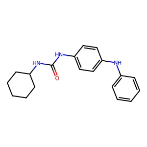 N-(4-anilinophenyl)-N'-cyclohexylurea structure