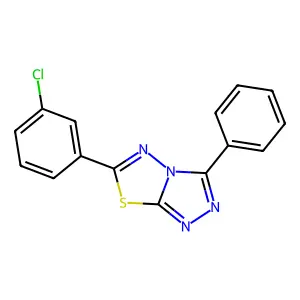 6-(3-Chlorophenyl)-3-phenyl[1,2,4]triazolo[3,4-b][1,3,4]thiadiazole structure