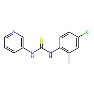 1-(4-Chloro-2-methylphenyl)-3-pyridin-3-ylthiourea structure