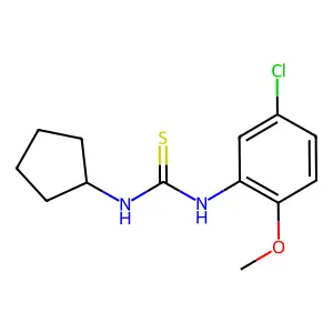 1-(5-Chloro-2-methoxyphenyl)-3-cyclopentylthiourea structure
