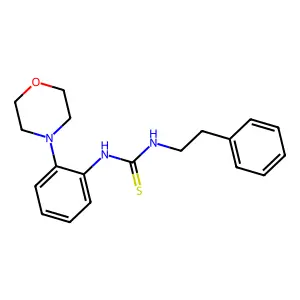 1-[2-(Morpholin-4-yl)phenyl]-3-(2-phenylethyl)thiourea structure