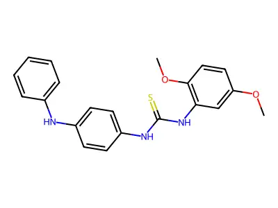 1-(4-Anilinophenyl)-3-(2,5-dimethoxyphenyl)thiourea structure