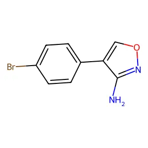 4-(4-Bromophenyl)-1,2-oxazol-3-amine structure