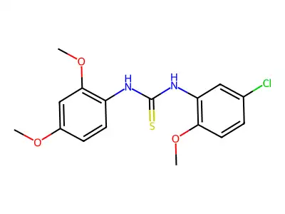 1-(5-Chloro-2-methoxyphenyl)-3-(2,4-dimethoxyphenyl)thiourea structure