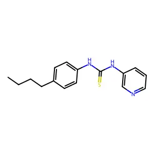 1-(4-Butylphenyl)-3-pyridin-3-ylthiourea structure