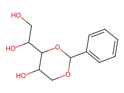 1-(5-Hydroxy-2-phenyl-1,3-dioxan-4-yl)ethane-1,2-diol structure