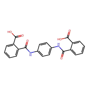 2-((4-((2-Carboxybenzoyl)amino)anilino)carbonyl)benzoic acid structure
