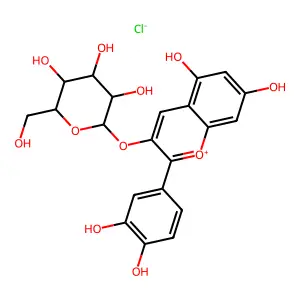 菊红苷 structure