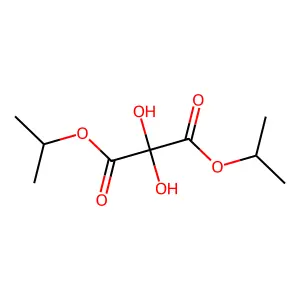 Diisopropyl 2,2-dihydroxymalonate structure