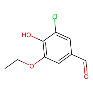 3-Chloro-5-ethoxy-4-hydroxybenzaldehyde structure