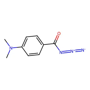 4-Dimethylamino-benzoylazide structure