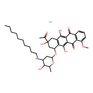 N-Decyldaunorubicin HCl structure