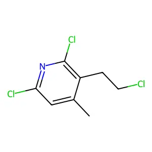 2,6-Dichloro-3-(2-chloroethyl)-4-methylpyridine structure