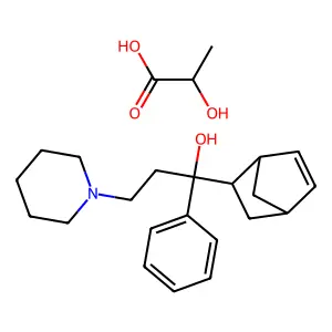 Biperiden Lactate structure