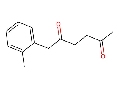 1-(o-Tolyl)hexane-2,5-dione structure