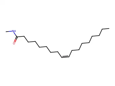 N-methyloctadec-9-enamide structure