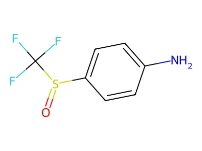 4-((Trifluoromethyl)sulfinyl)aniline structure