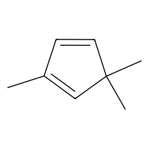 Cyclopentadiene, 2,5,5-trimethyl- structure