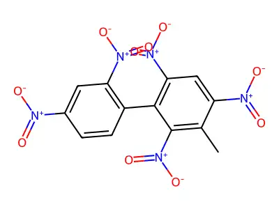 3-Methyl-2,2',4,4',6-pentanitro-1,1'-biphenyl structure