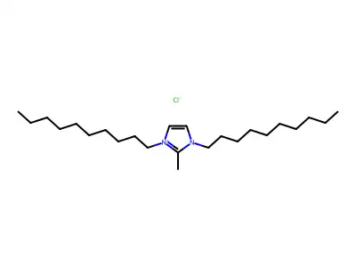 1,3-Didecyl-2-methyl-1H-imidazolium chloride structure