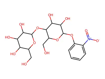 2-Nitrophenyl beta-D-cellobioside structure