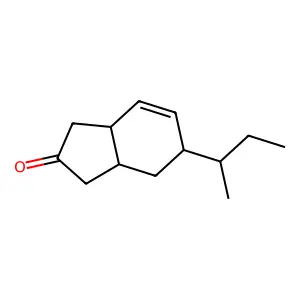 (4R,S)-4-(2-Butyl)-cis-bicyclo[4.3.0]-2-nonen-8-one structure